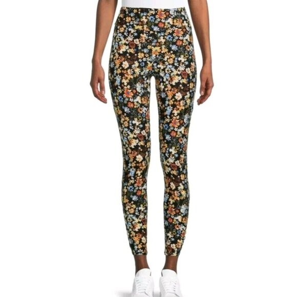 No Boundaries Women's Small Floral High Rise Leggings - Picture 1 of 6